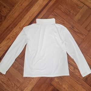 White long sleeve turtleneck